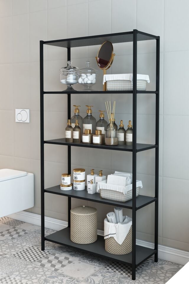 STARK Banyo Rafı Banyo Dolabı Dekoratif Çok Amaçlı Raf 150X56 cm
